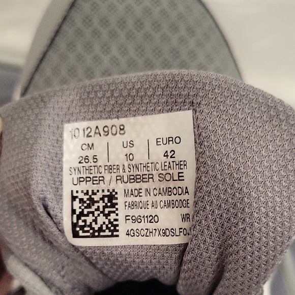 Asics Pink and Gray Athletic Shoes for Performance - Picture 2 of 5